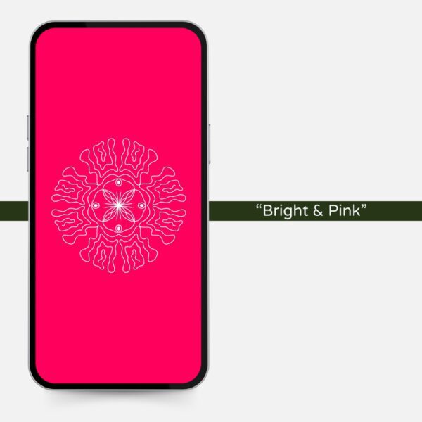 bright and pink cell phone wallpaper by shaye design