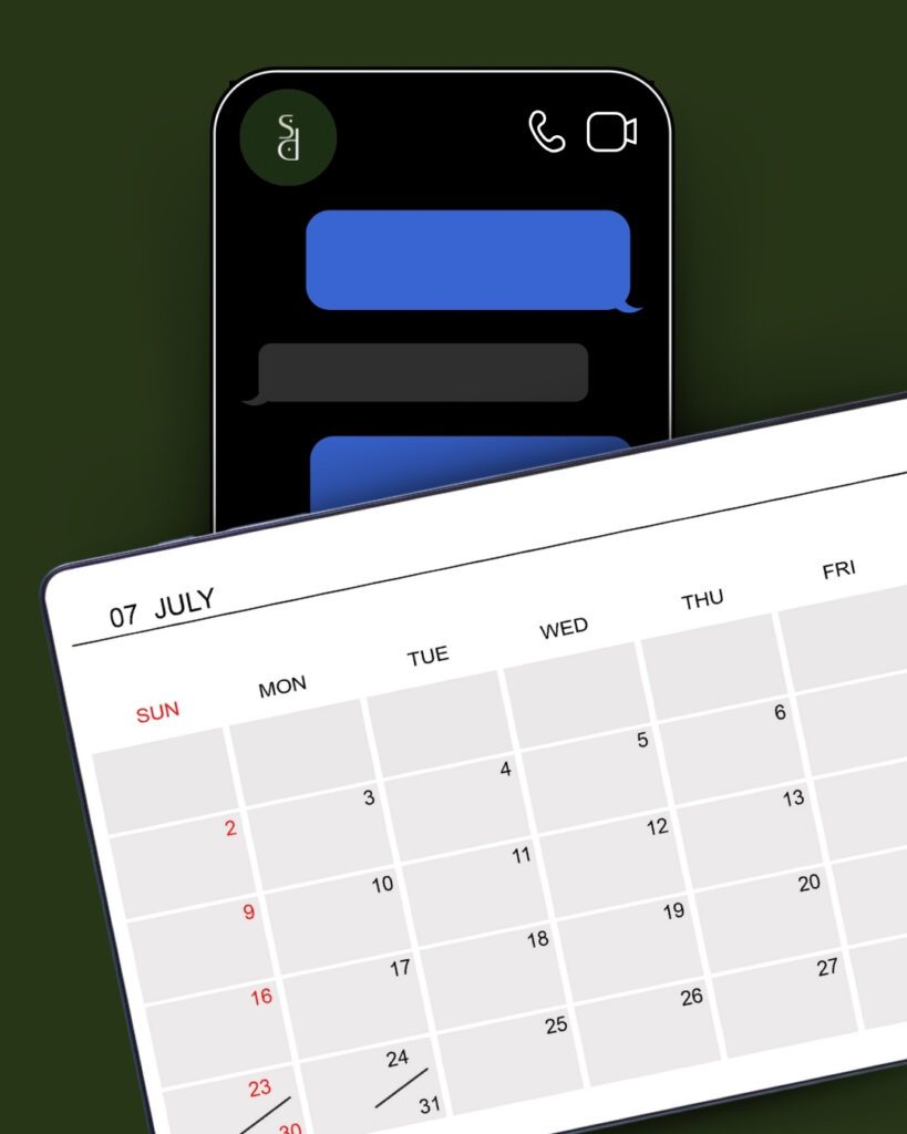 social media scheduling shaye.design & co, a branding and web design studio.
